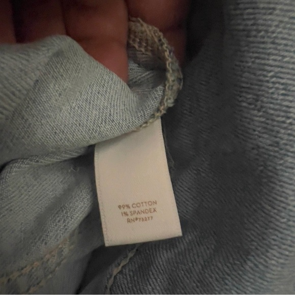Lauren Conrad Women’s Belted Light Wash Denim Jean Cropped Short Jacket Size S - Picture 8 of 8